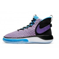  Кроссовки Nike Alphadunk фиолетовые с белым